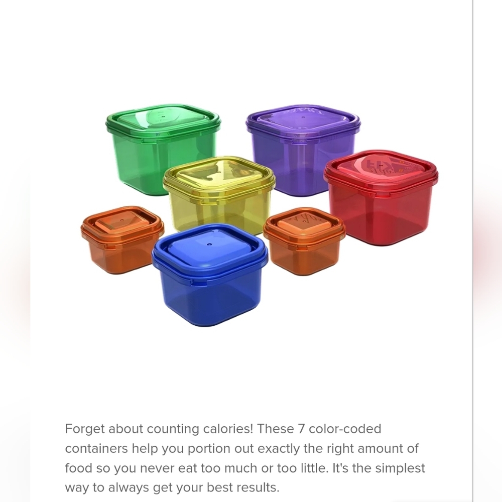 Portion Control 7-piece Container Kit